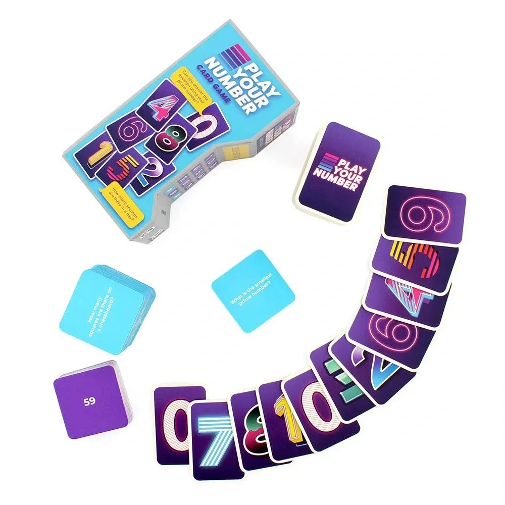 Play Your Number Family Trivia Card Game - Picture 5 of 9